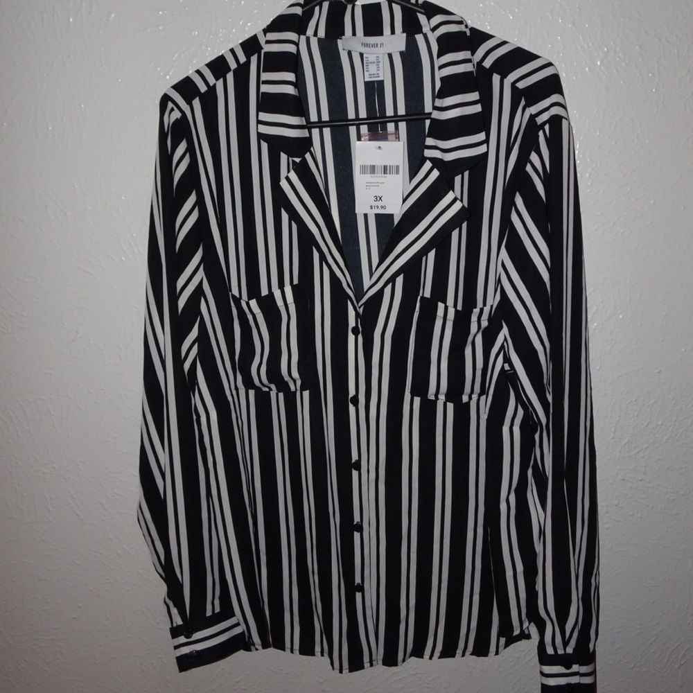 Striped Button down